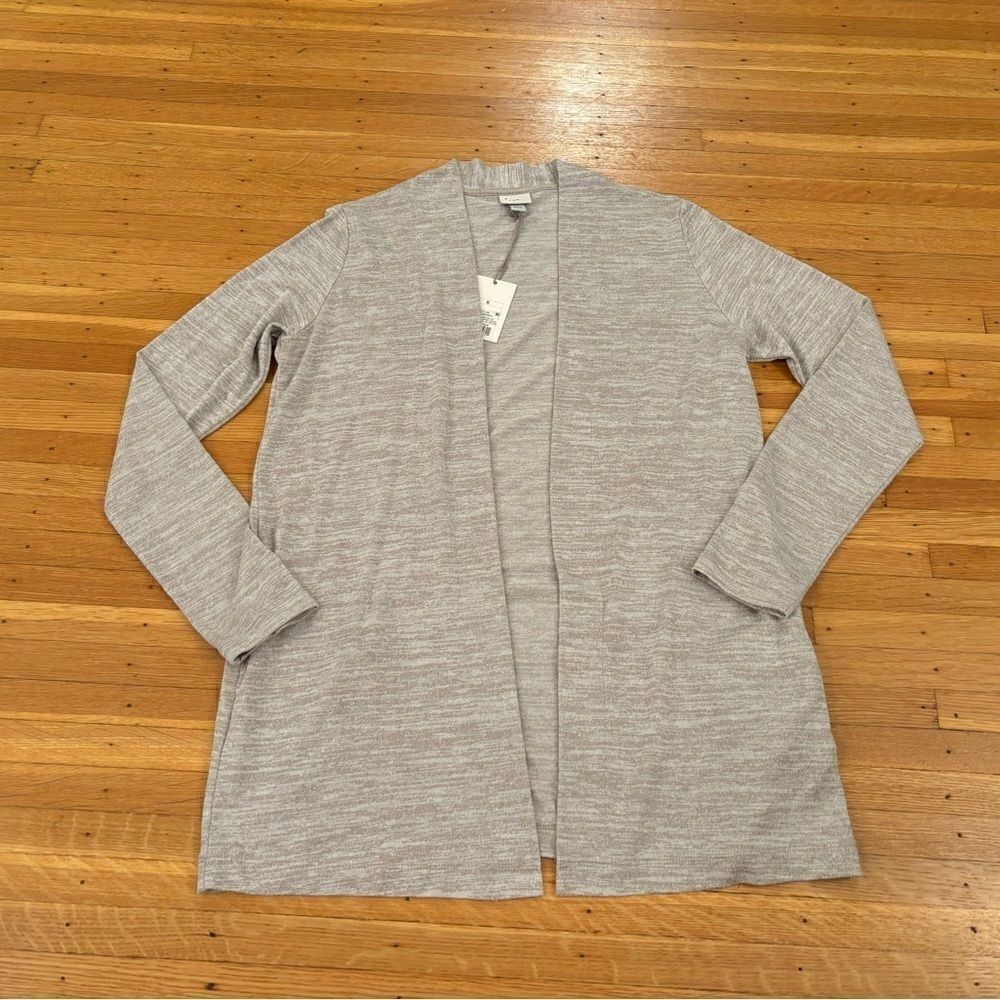 A New Day light brown/sand/tan lightweight cardigan sweater NWT